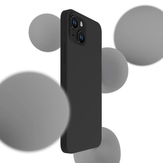 Pouzdro na iPhone 14 ze série 3mk Silicone Case - černé