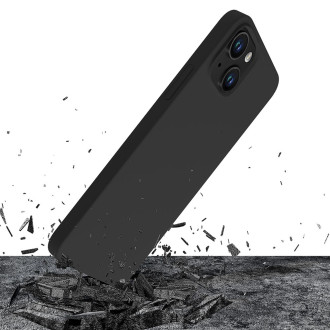Pouzdro na iPhone 14 ze série 3mk Silicone Case - černé