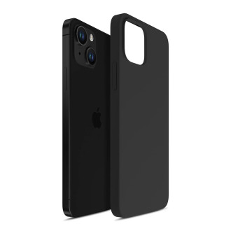 Pouzdro na iPhone 14 ze série 3mk Silicone Case - černé