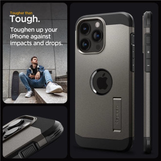 Spigen Tough Armor MagSafe, gunmetal - iPhone 15 Pro Max