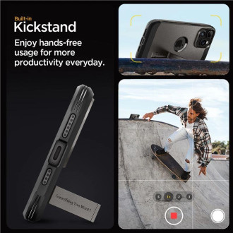 Spigen Tough Armor MagSafe, gunmetal - iPhone 15 Pro Max