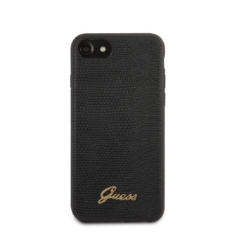 Guess GUHCI8PCUMLLIBK iPhone 7/8/SE 2020 / SE 2022 czarny/black Lizard Collection