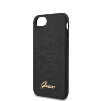 Guess GUHCI8PCUMLLIBK iPhone 7/8/SE 2020 / SE 2022 czarny/black Lizard Collection