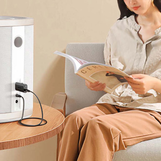 Ugreen Transmitter Bluetooth 5.1 vysílač / přijímač bezdrátový audio adaptér 3,5 mm Mini Jack Black (CM523 60300)