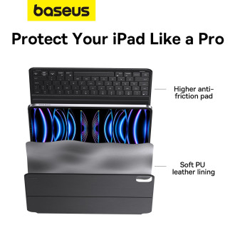 Baseus Brilliance Series case for iPad Air 4/5 10.9&#39;&#39; iPad Pro 11&#39;&#39; (2018/2020/2021/2022) + USB-C cable - black