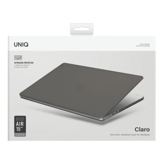 Uniq Claro MacBook Air 15&quot; case (2023) - transparent-gray