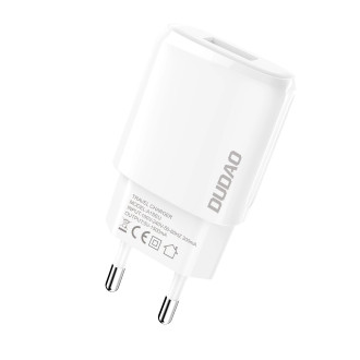 Dudao USB-A 7,5W nabíječka + USB-A kabel - Lightning 1m bílý (A1sEUL)