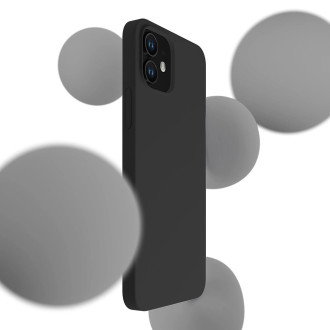 3mk silikonový obal pro iPhone 12 mini - černý