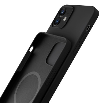 3mk silikonový obal pro iPhone 12 mini - černý