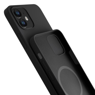 3mk silikonový obal pro iPhone 12 mini - černý