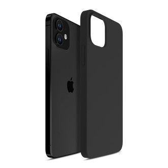 3mk silikonový obal pro iPhone 12 mini - černý