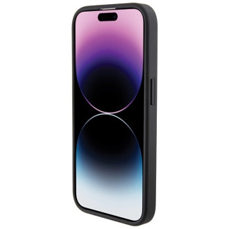 BMW Quilted Tricolor case for iPhone 15 Pro Max - black