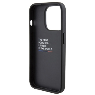 BMW Quilted Tricolor case for iPhone 15 Pro Max - black