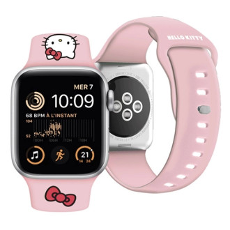 Hello Kitty Silicone Kitty Head strap for Apple Watch 38/40/41mm - pink