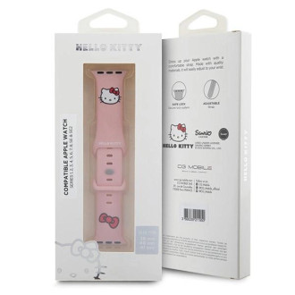 Hello Kitty Silicone Kitty Head strap for Apple Watch 38/40/41mm - pink
