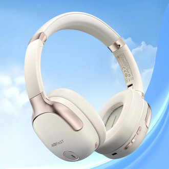 Acefast H2 on-ear wireless Bluetooth 5.3 ANC headphones - beige
