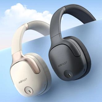 Acefast H2 on-ear wireless Bluetooth 5.3 ANC headphones - beige