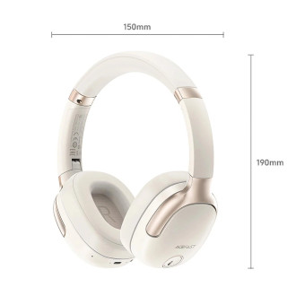 Acefast H2 on-ear wireless Bluetooth 5.3 ANC headphones - beige
