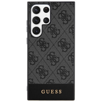 Pouzdro Guess 4G Stripe Collection pro Samsung Galaxy S24 Ultra - černé