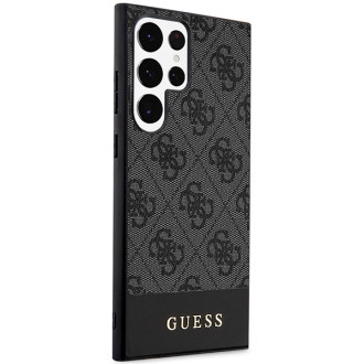 Pouzdro Guess 4G Stripe Collection pro Samsung Galaxy S24 Ultra - černé