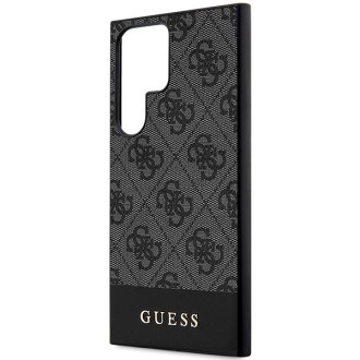 Pouzdro Guess 4G Stripe Collection pro Samsung Galaxy S24 Ultra - černé
