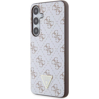 Guess 4G Triangle case for Samsung Galaxy S24+ - white