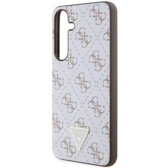 Guess 4G Triangle case for Samsung Galaxy S24+ - white