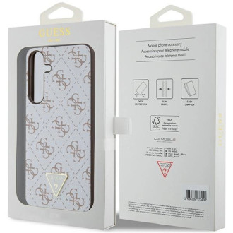 Guess 4G Triangle case for Samsung Galaxy S24+ - white
