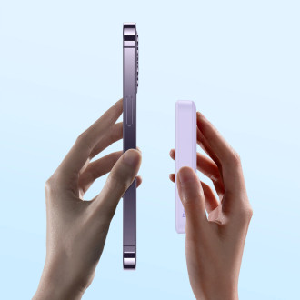 Baseus Magnetic Mini Induction Powerbank 10000mAh 20W - purple + USB-C - USB-C cable