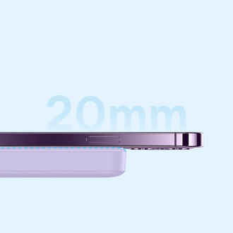 Baseus Magnetic Mini Induction Powerbank 10000mAh 20W - purple + USB-C - USB-C cable