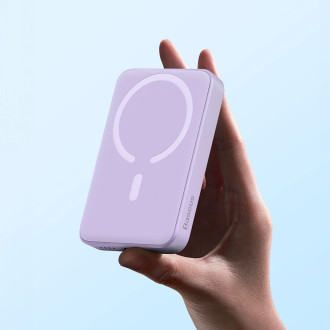 Baseus Magnetic Mini Induction Powerbank 10000mAh 20W - purple + USB-C - USB-C cable