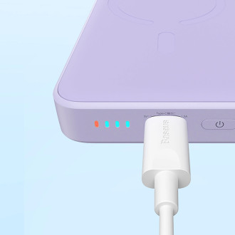 Baseus Magnetic Mini Induction Powerbank 10000mAh 20W - purple + USB-C - USB-C cable