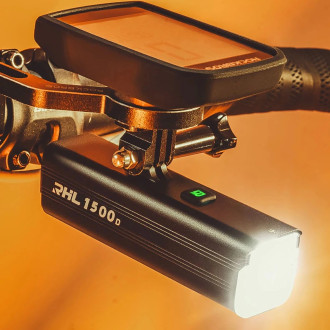 Rockbros RHL1550 front bicycle light 5000mAh 1500lm IPX6 - black