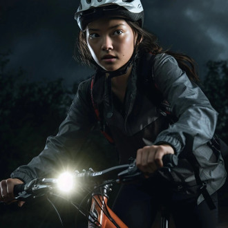 Rockbros RHL1550 front bicycle light 5000mAh 1500lm IPX6 - black
