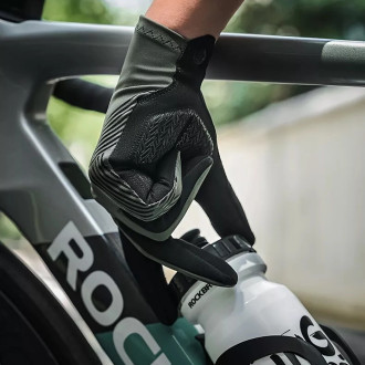 Rockbros 16110006002 shock-absorbing cycling gloves size M - green and black