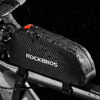 Rockbros 039BK bicycle frame bag 1 l with braid - black
