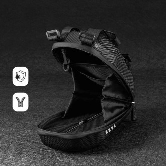 Rockbros B62-1 bicycle bag for handlebar or frame 3 l - black