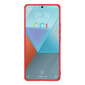Nillkin Super Frosted Shield Pro Case for Xiaomi Redmi Note 13 Pro 5G / Poco X6 5G - Red