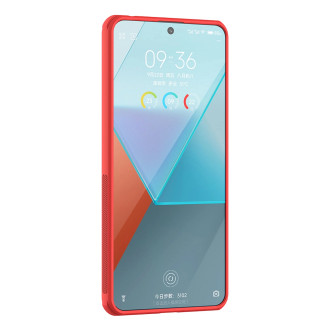 Nillkin Super Frosted Shield Pro Case for Xiaomi Redmi Note 13 Pro 5G / Poco X6 5G - Red