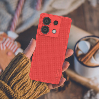 Nillkin Super Frosted Shield Pro Case for Xiaomi Redmi Note 13 Pro 5G / Poco X6 5G - Red