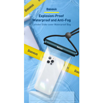 Baseus AquaGlide BS-PC030 case waterproof IPX8 with cylindrical clasp - black