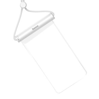 Baseus AquaGlide BS-PC030 case waterproof IPX8 with cylindrical clasp - white