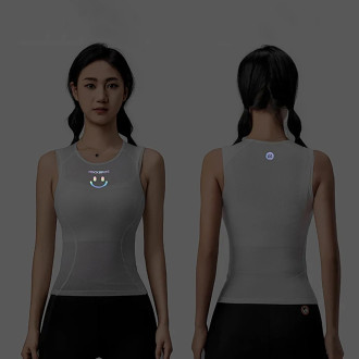 Rockbros YDBX001 women´s quick-drying cycling vest XL / XXL - white