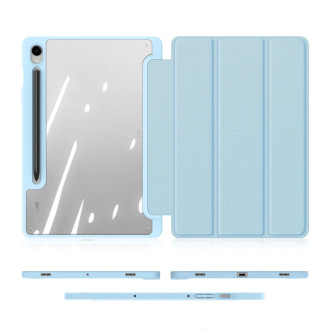 Dux Ducis Toby case with flap and stand for Samsung Galaxy Tab S9 / S9 FE - blue