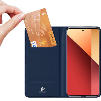 Dux Ducis Skin Pro case for Xiaomi Redmi Note 13Pro 4G / Poco M6 Pro 4G with flap and card slot - blue