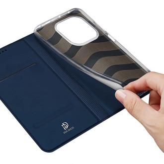 Dux Ducis Skin Pro case for Xiaomi Redmi Note 13Pro 4G / Poco M6 Pro 4G with flap and card slot - blue