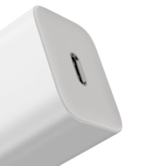[RETURNED ITEM] Baseus Super Si 1C fast wall charger USB Type C 20 W Power Delivery + USB Type C - Lightning cable 1 m white (TZCCSUP-B02)