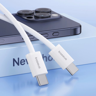 Baseus Superior Series ll USB-C - USB-C 30W 480Mb/s 2m kabel - bílý