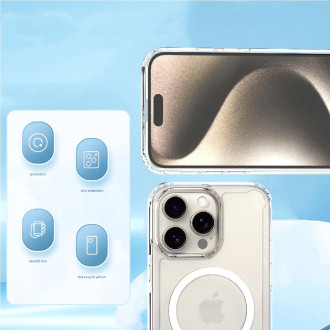 Clear Corner Case MagSafe for iPhone 16 - Clear