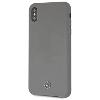 Mercedes MEHCI65SILGR iPhone Xs Max hard case szary/grey Silicon